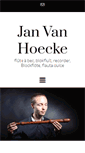 Mobile Screenshot of janvanhoecke.com
