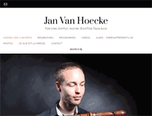 Tablet Screenshot of janvanhoecke.com